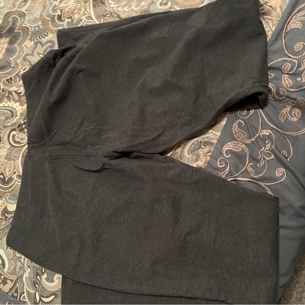 Black and Grey wide leg leggings - Picture 6 of 8
